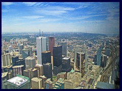 Views from CN Tower - Financial district, Union Station